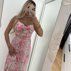 Rochie Ella Pink Flower - Img 4