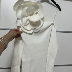 Rochie Flora White