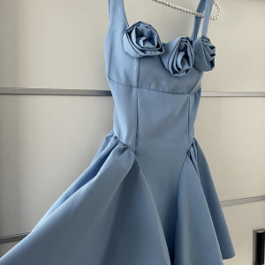 Rochie Iris Roses Baby Blue - Img 2