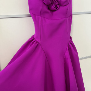 Rochie Iris Roses Magenta