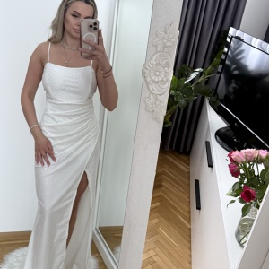 Rochie Miriam Crystal White