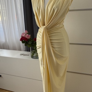 Rochie Modelatoare Bella 2 Crystal Yellow - Img 3