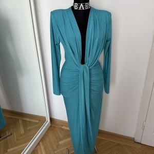 Rochie Modelatoare BELLA Crystal Aqua - Img 3