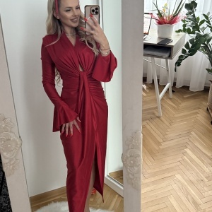 Rochie Modelatoare BELLA V Red