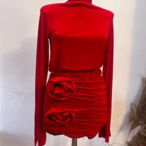 Rochie Roses Red - Img 2