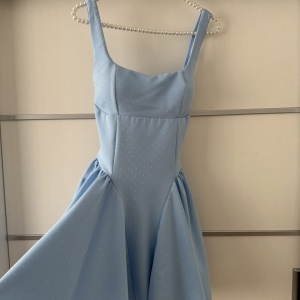 Rochie Iris Baby Blue Crystal