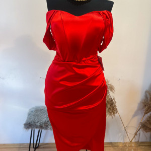 Rochie Iris Corset Red