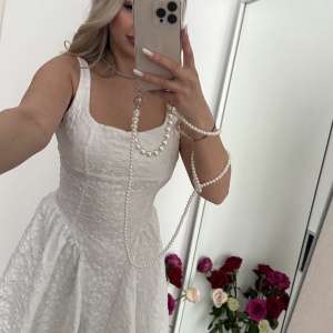 Rochie Iris Pearl White - Img 3