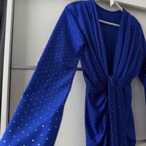 Rochie Modelatoare BELLA Crystal Royal Blue