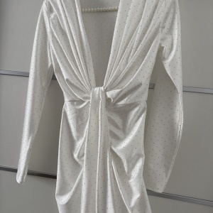 Rochie Modelatoare BELLA Crystal White - Img 2