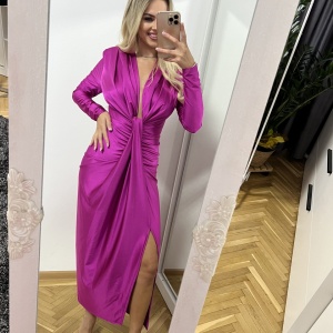 Rochie Modelatoare Bella Magenta - Img 2