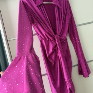 Rochie Modelatoare BELLA V Crystal Magenta