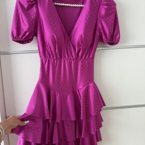 Rochie Barbie Crystal Magenta - Img 3
