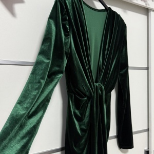 Rochie Bella Catifea Green - Img 3