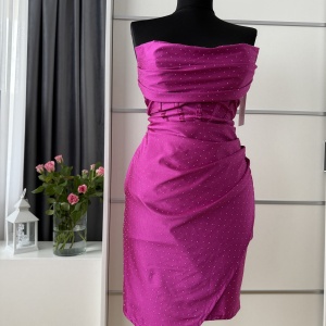 Rochie Irina Crystal Magenta - Img 2