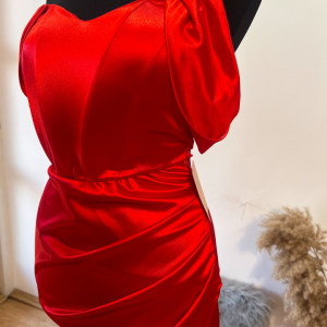Rochie Iris Corset Red - Img 2