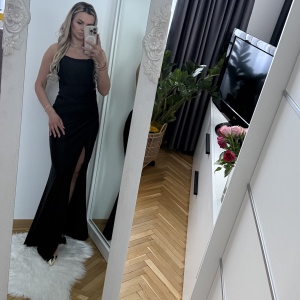 Rochie Miriam Crystal Full Black - Img 2