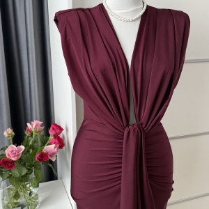 Rochie Modelatoare Bella 2 Burgundy