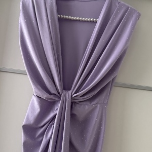 Rochie Modelatoare Bella 2 Crystal Lila - Img 2