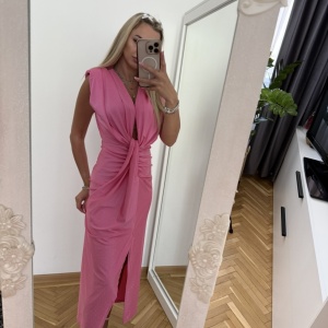 Rochie Modelatoare BELLA 2 Crystal Pink - Img 2