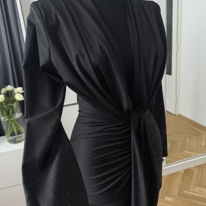 Rochie Modelatoare BELLA Crystal Full Black