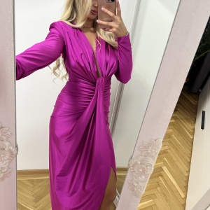 Rochie Modelatoare Bella Magenta - Img 3