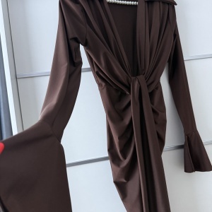 Rochie Modelatoare BELLA V Chocolate - Img 3
