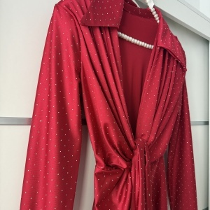 Rochie Modelatoare BELLA V Crystal Red - Img 2