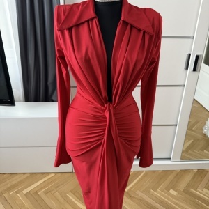 Rochie Modelatoare BELLA V Red - Img 6