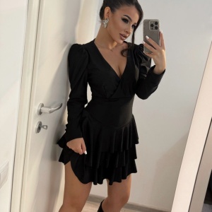 Rochie Barbie 2 Crystal Full Black
