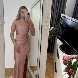 Rochie Miriam Crystal Light Pink - Img 2