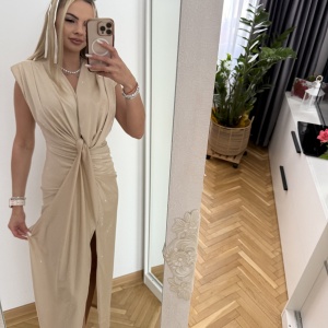 Rochie Modelatoare BELLA 2 Crystal Ivory - Img 2