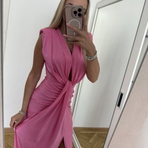Rochie Modelatoare BELLA 2 Crystal Pink
