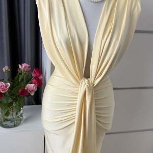 Rochie Modelatoare Bella 2 Yellow - Img 2