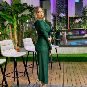 Rochie Modelatoare Bella Green - Img 6