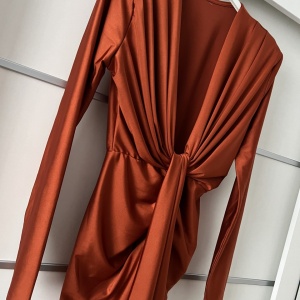 Rochie Modelatoare BELLA Royal Orange - Img 4