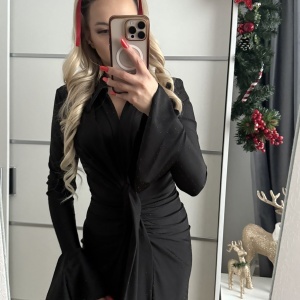 Rochie Modelatoare BELLA V Crystal Full Black(FARA GULER) - Img 6