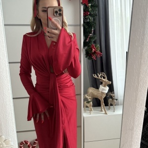 Rochie Modelatoare BELLA V Red - Img 7