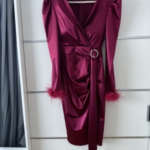 Rochie Sara Burgundy - Img 3