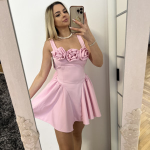 Rochie Iris Roses Baby Pink - Img 2