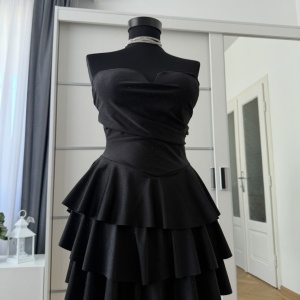 Rochie Mirabela Crystal Full Black