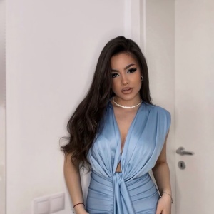 Rochie Modelatoare BELLA 2 Baby Blue - Img 5