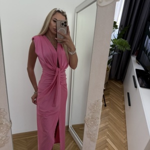 Rochie Modelatoare BELLA 2 Crystal Pink - Img 3