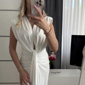 Rochie Modelatoare BELLA 2 Crystal White - Img 3