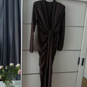 Rochie Modelatoare BELLA Crystal Chocolate