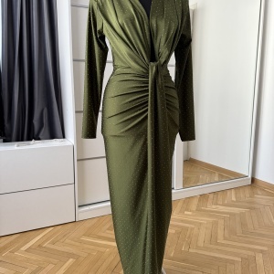 Rochie Modelatoare BELLA Crystal Olive - Img 6