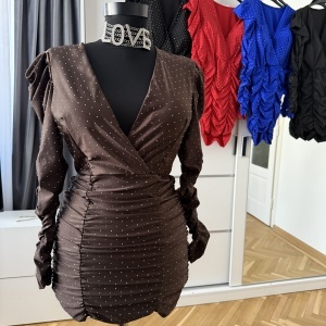 Rochie Yssa Crystal Chocolate - Img 2