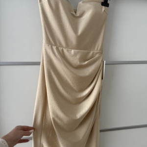 Rochie Iasmin Crystal Champagne