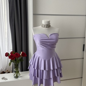 Rochie Mirabela Crystal Lila - Img 4
