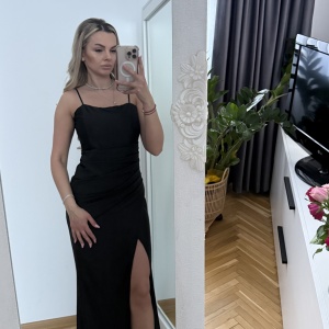 Rochie Miriam Crystal Full Black - Img 3
